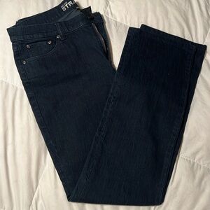 New York and Company mid rise straight leg jeans, size 12
